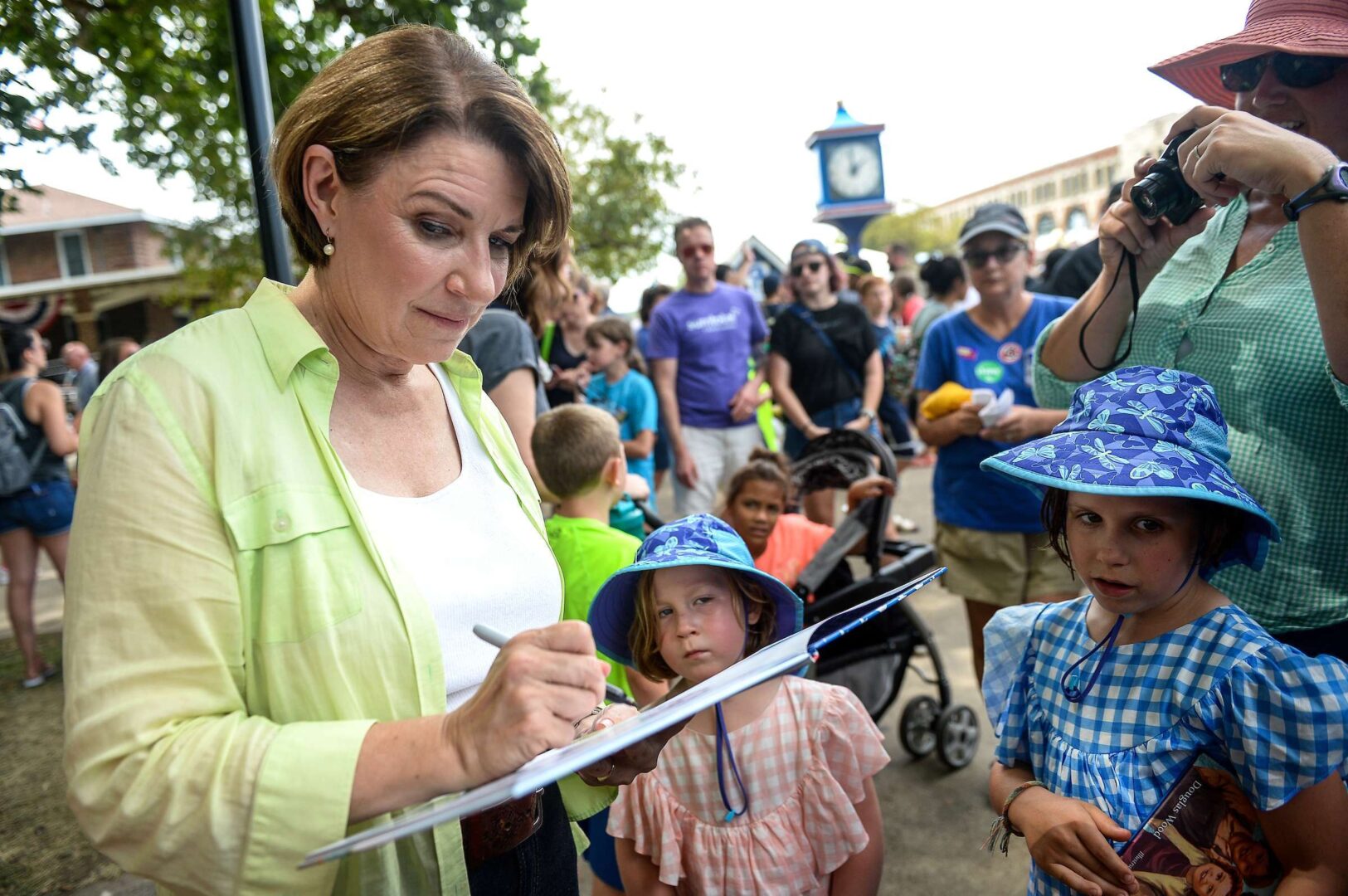 What we should be asking is why white voters have been so eager to support candidates like Amy Klobuchar who have shown little traction among black and brown voters, Curtis writes. (Caroline Brehman/CQ Roll Call)