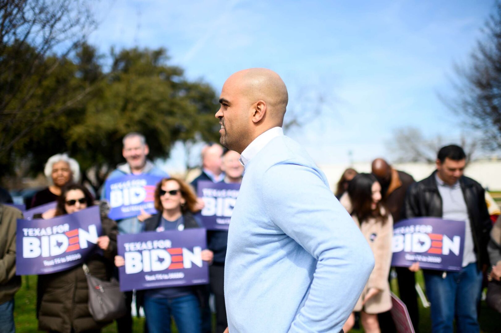 Texas Rep. Colin Allred has endorsed former Vice President Joe Biden for president. 