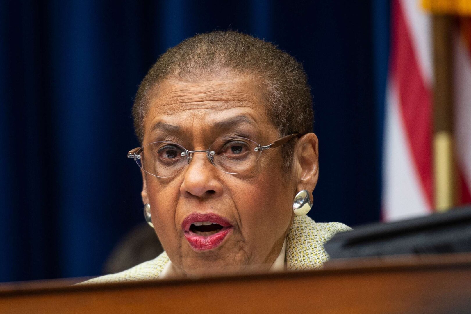 Del. Eleanor Holmes Norton, D-D.C., speaks during a House Oversight and Reform Committee hearing on D.C. statehood on Tuesday, Feb. 11, 2020. 