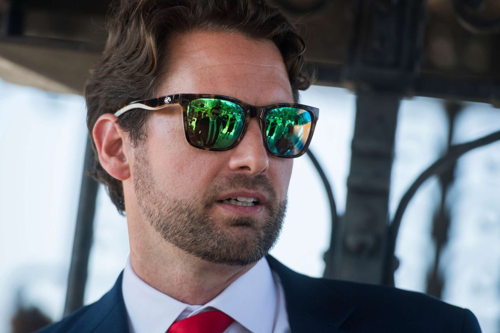Rep. Joe Cunningham, D-S.C., is seen before a news conference at the House Triangle on legislation that would ban offshore drilling on Sept. 11, 2019. 