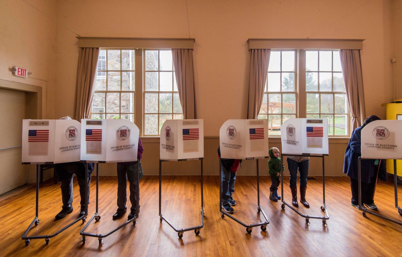Voters in 2018 at the Old Stone School in Hillsboro, Va. Four states are holding primaries next week — Illinois, Ohio, Arizona and Florida. 