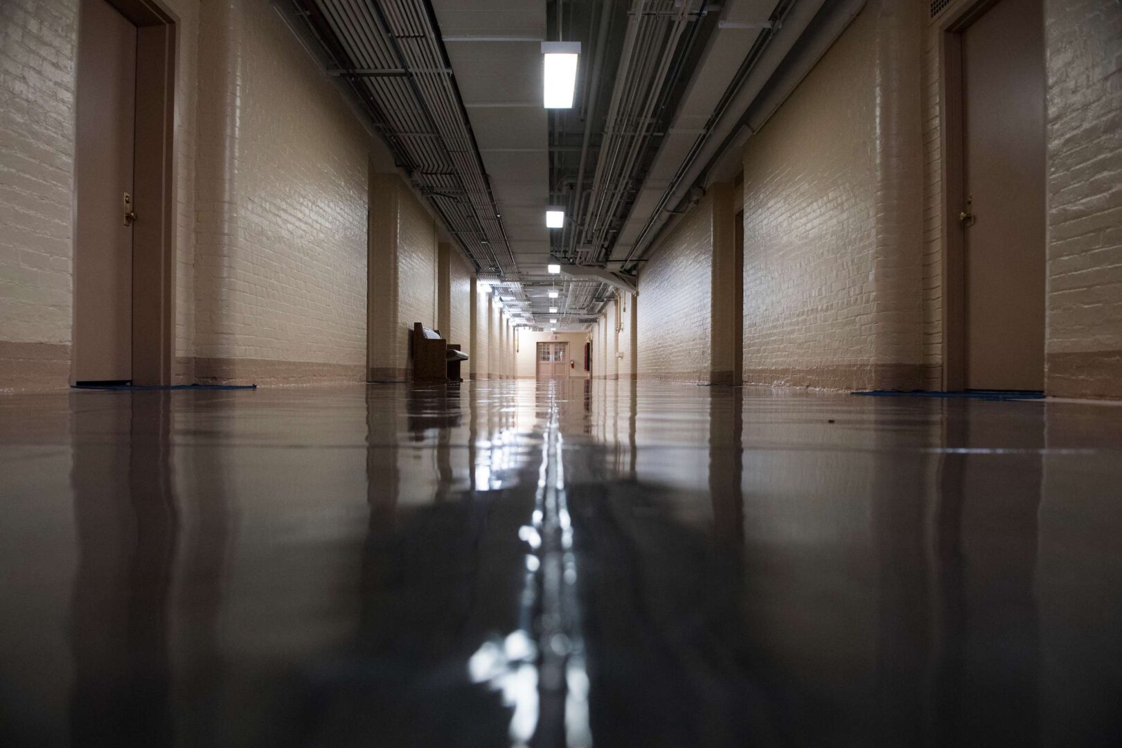 A hall in the basement of the Capitol.