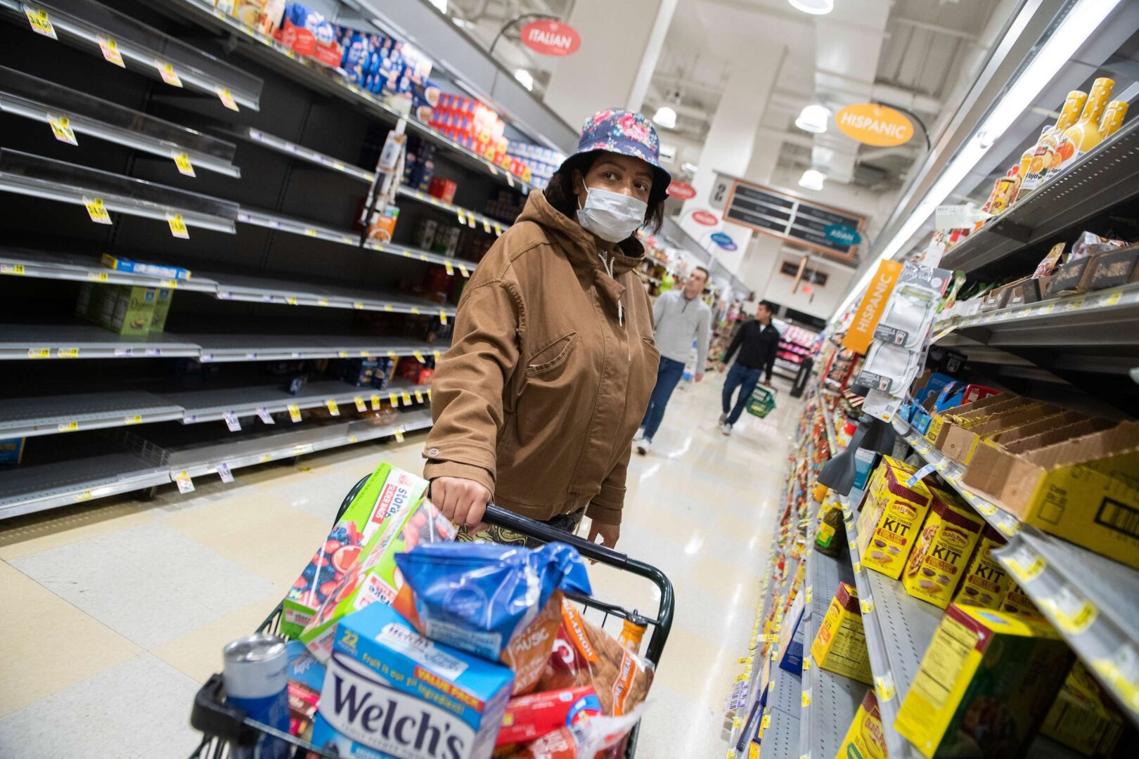 The efforts to shut down parts of the economy to deal with the pandemic has put pressure on supply chains.  