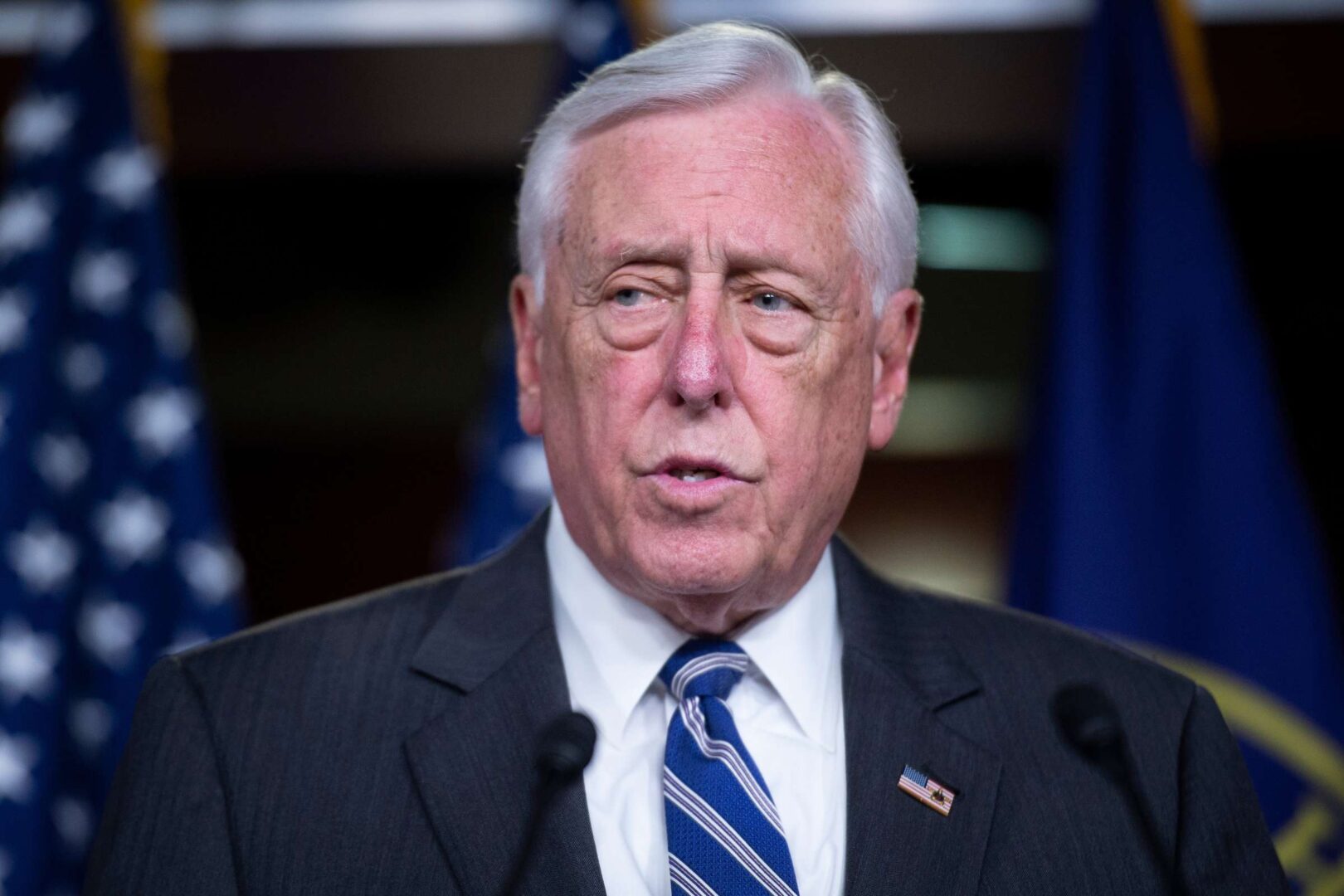 House Majority Leader Steny H. Hoyer, D-Md., speaks during a news conference last month. 