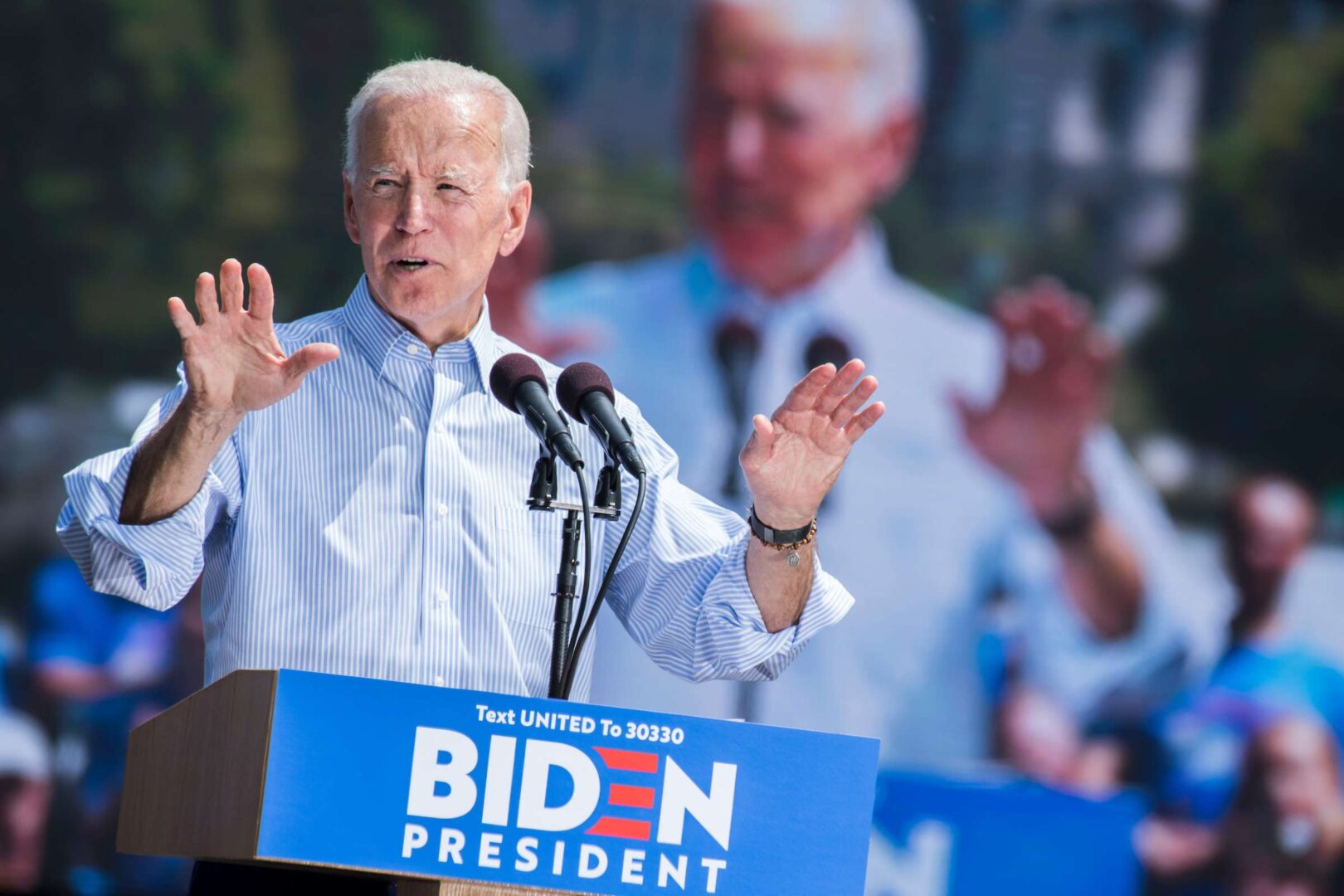 Democratic presidential candidate Joe Biden has been consolidating support in recent weeks, and on Monday former rival Bernie Sanders endorsed him. 