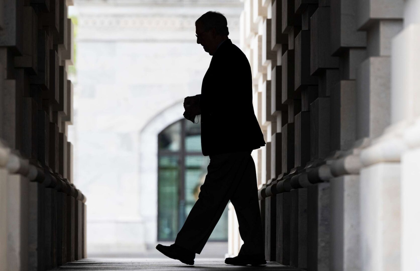 Senate Majority Leader Mitch McConnell says an infrastructure plan will not be included in the next round of coronavirus funding legislation. 