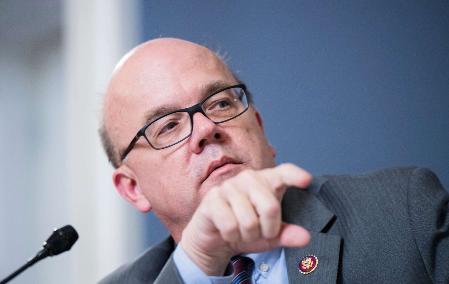 House Rules Chairman Jim McGovern, D-Mass., will preside over a markup of a resolution to change House rules to allow proxy voting. 