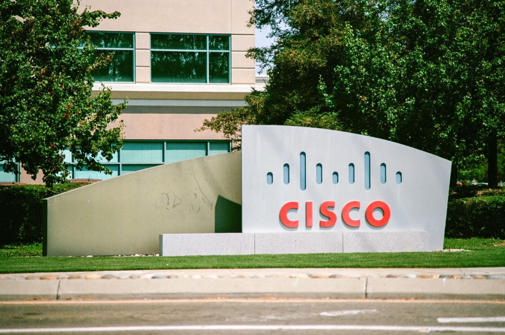 Silicon Valley headquarters of networking company Cisco in San Jose, California