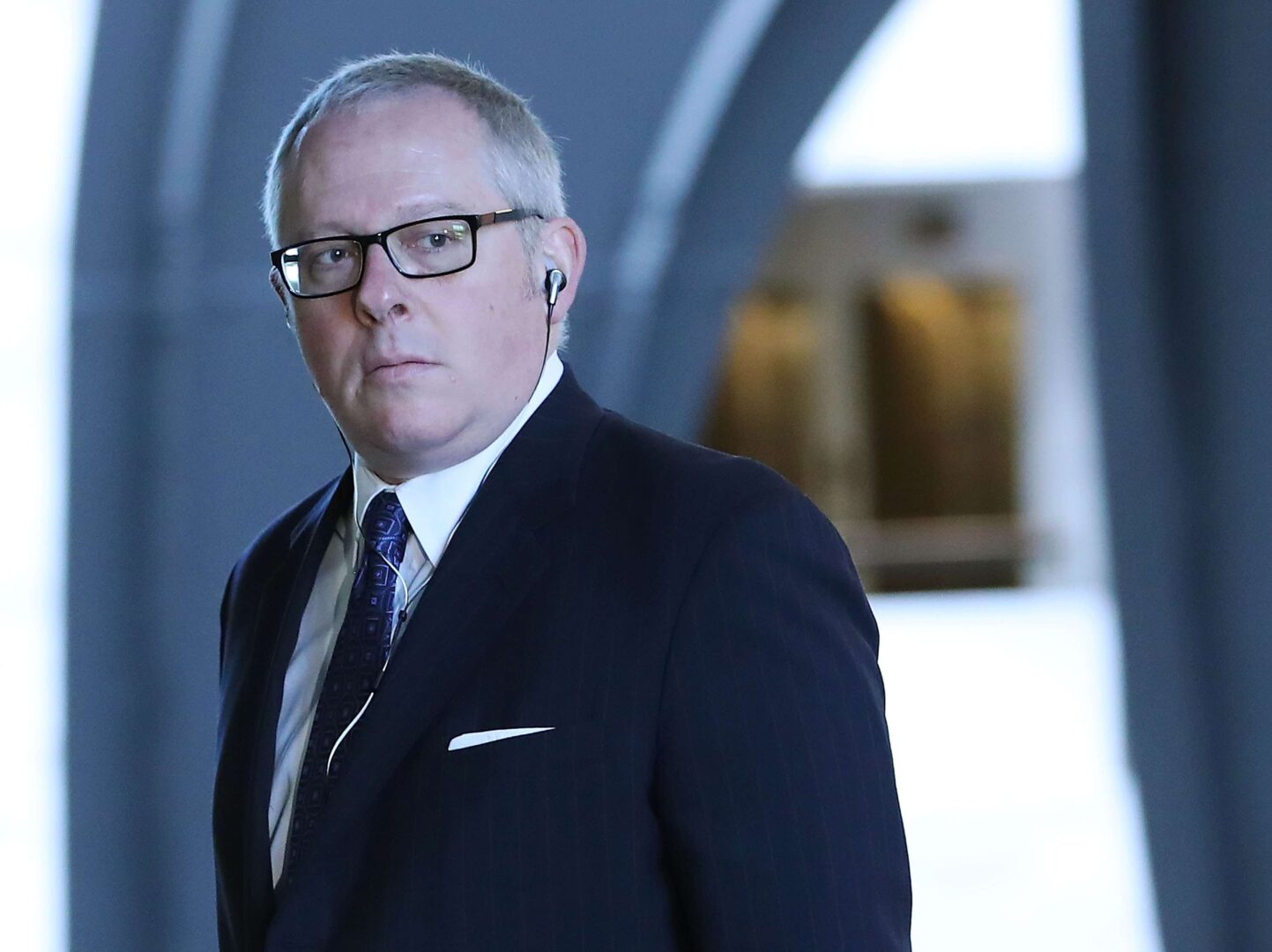 Michael Caputo, shown in 2018, is taking a leave of absence from the Health and Human Services Department.