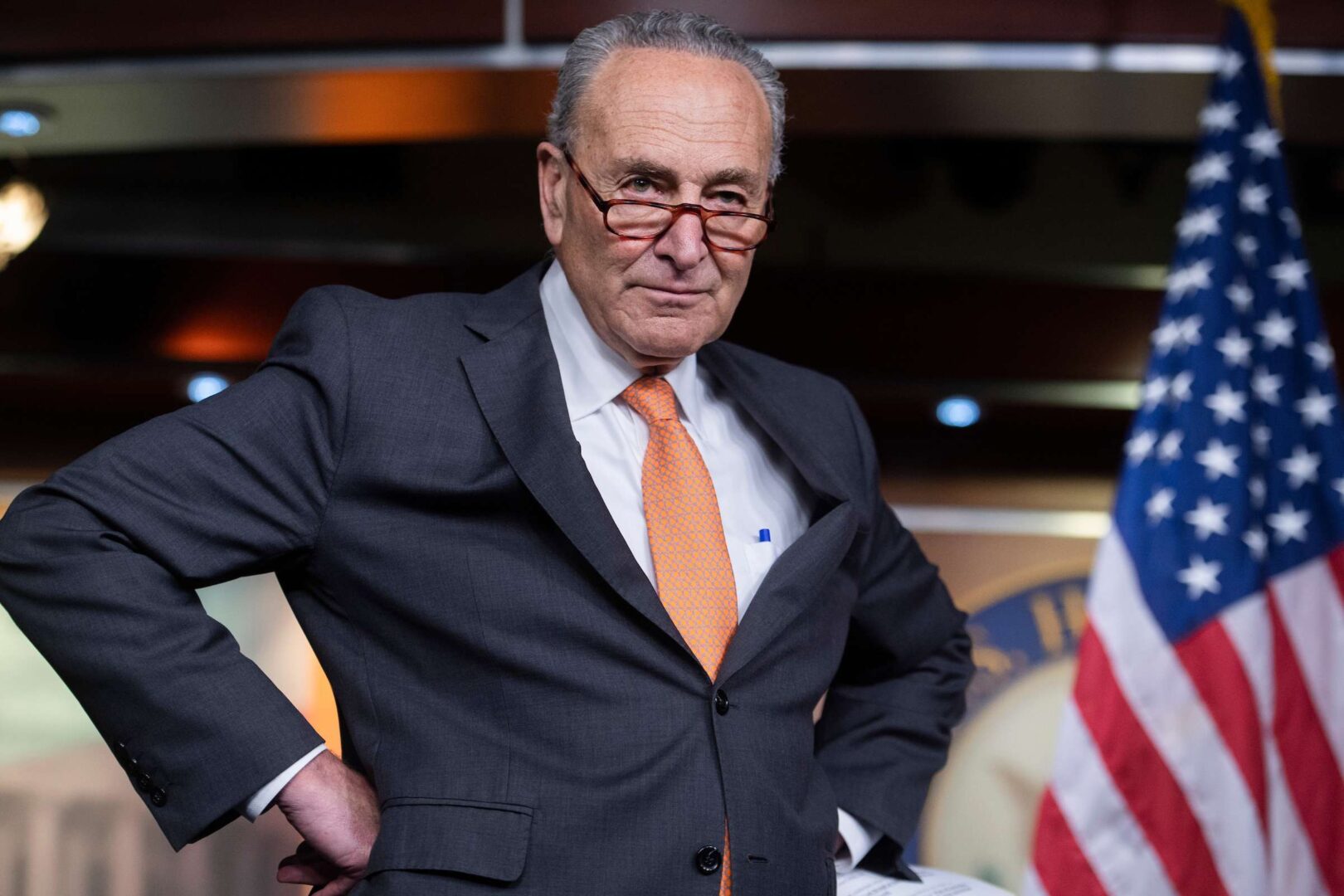 Senate Minority Leader Charles E. Schumer says Republicans would be moving in the “wrong direction” if they were to vote on an even more limited version of their coronavirus aid bill.