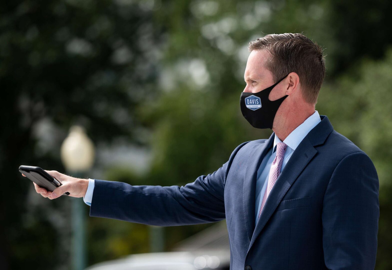 Illinois Rep. Rodney Davis says it’s a “travesty that we don’t have a testing modality system in place” on the Capitol campus. 