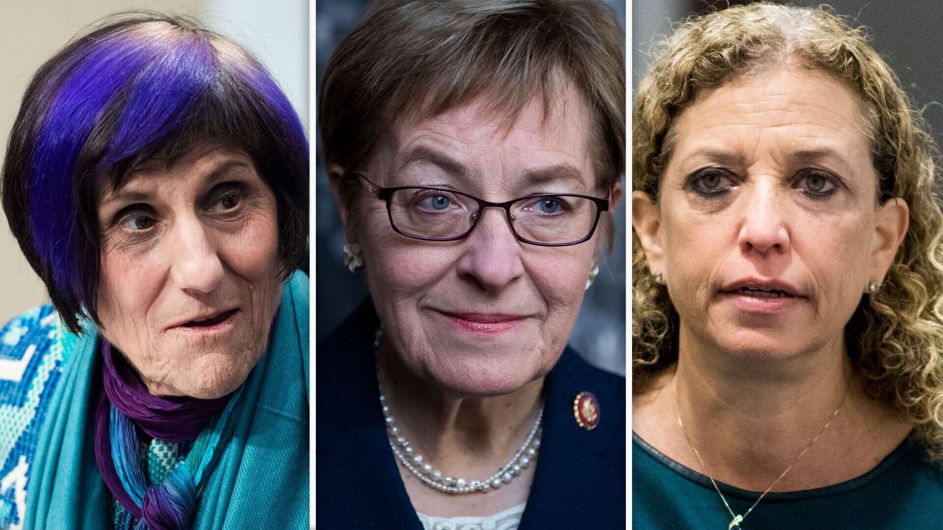 Seeking to be the next House Appropriations chairwoman are, from left, Reps. Rosa DeLauro of Connecticut, Marcy Kaptur of Ohio and Debbie Wasserman Schultz of Florida.