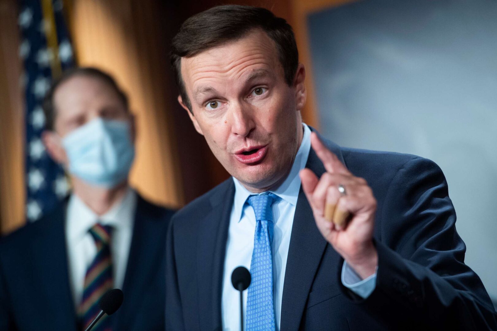 Sen. Christopher S. Murphy, D-Conn., says his fix would result in "sharing the wealth" within the Democratic caucus.