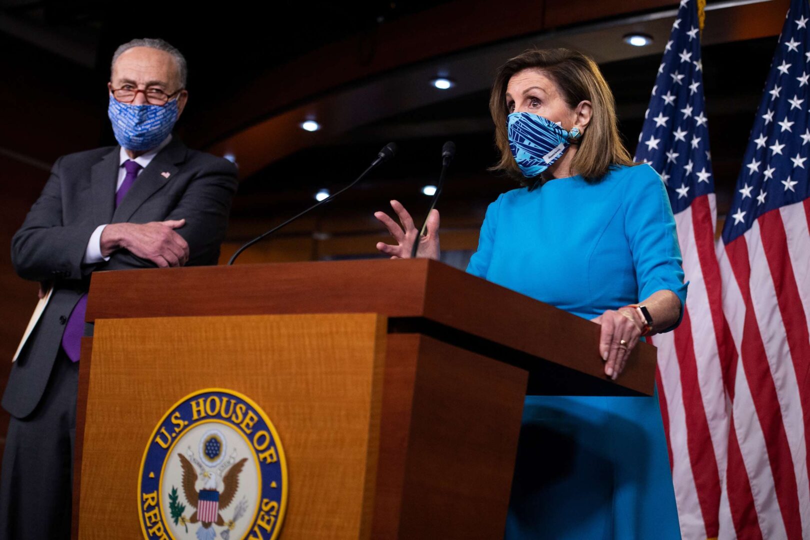 The Georgia Senate runoff results mean that Speaker Nancy Pelosi and Senate Democratic leader Charles E. Schumer will be in control of Congress after the inauguration.
