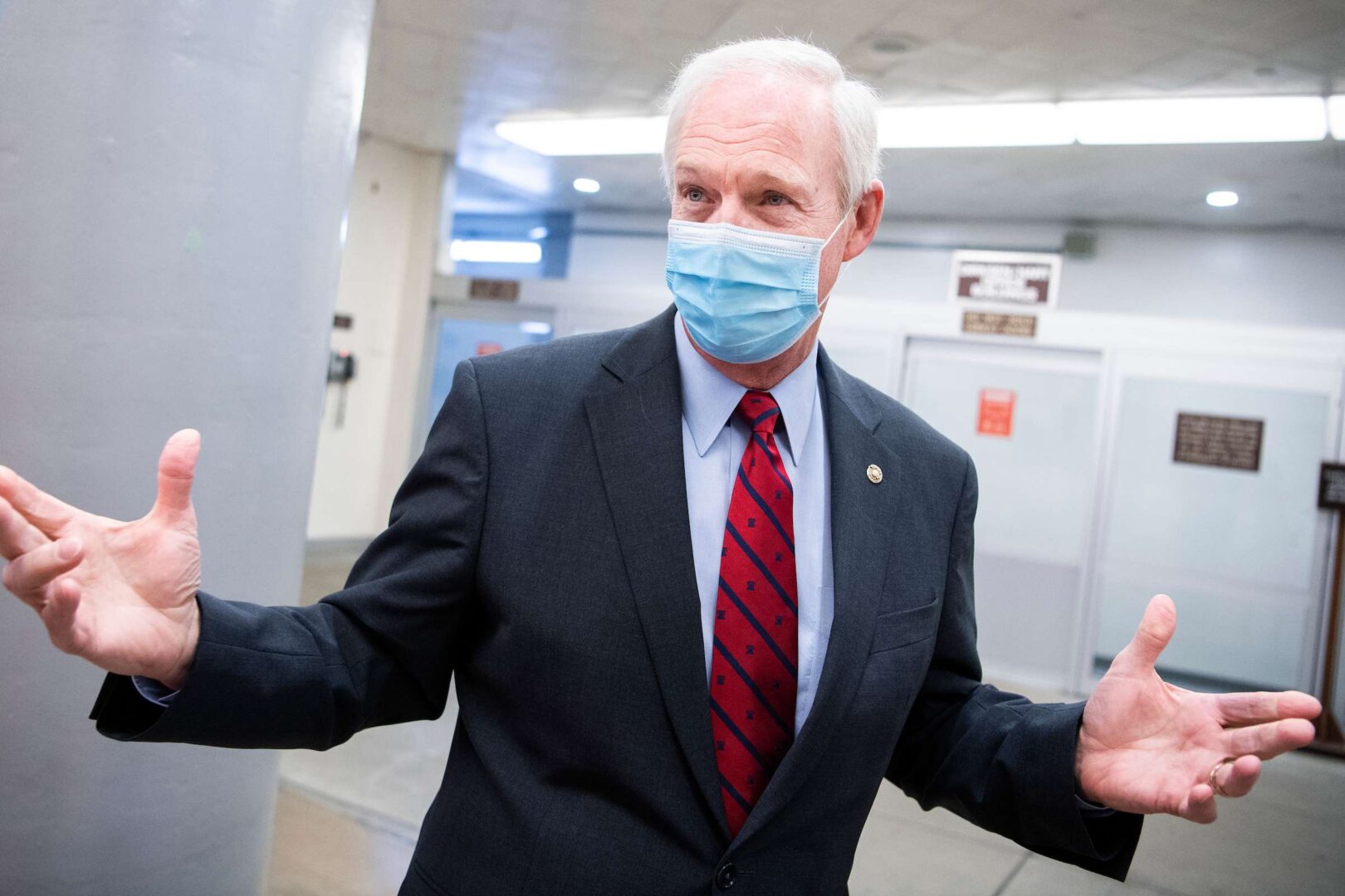 Wisconsin Sen. Ron Johnson faces a competitive bid for a third term next year. 