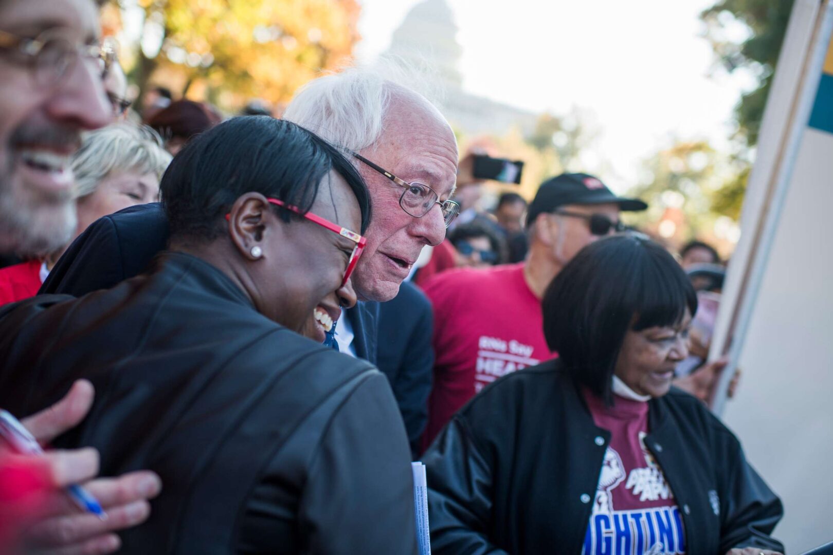 Nina Turner, left, was co-chairwoman of the presidential campaign of  Vermont Sen. Bernie Sanders, who is expected to support her bid for the open seat in Ohio's 11th District.