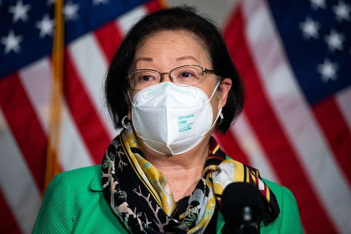 Senate Judiciary Committee member Mazie K. Hirono said she is supportive of having a federal domestic terrorism law, particularly to better deal with violent white supremacists, but she would want to see it carefully tailored to avoid abuse.