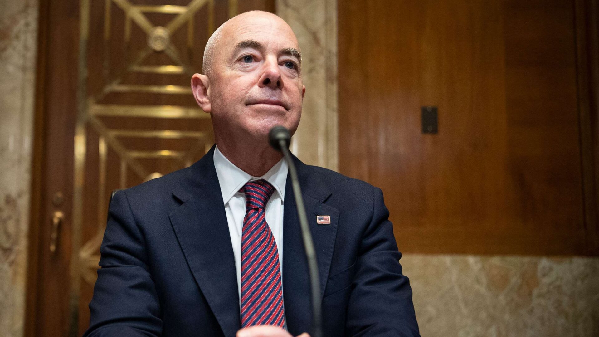 Mayorkas said he ended the "Remain in Mexico" policy because it didn't align with U.S. values. 