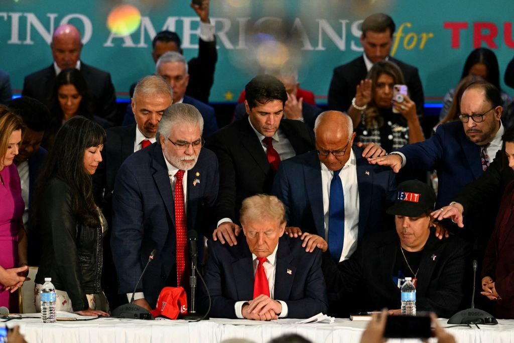 Trump Round Table Rabbits among solar panels: Trump’s Latino roundtable – Roll Call