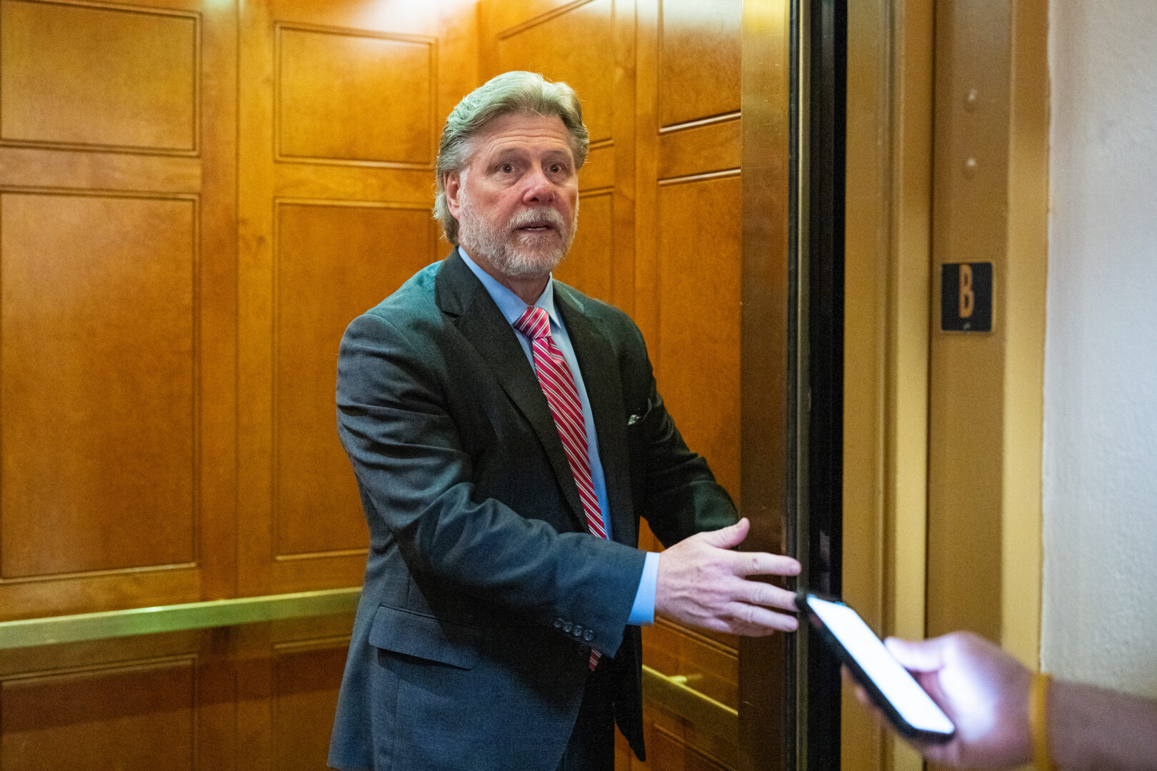 House Intelligence Chairman Rick Crawford, R-Ark., seen here on April 15, says he hopes the Senate will pass the legislation the House approved Wednesday.