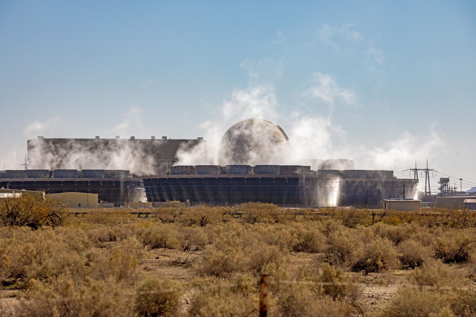 Cooling equipment at the Palo Verde nuclear power plant in Tonopah, Ariz.