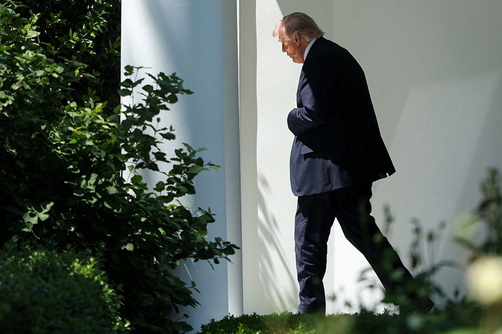 President Donald Trump departs the White House on Friday, traveling to Florida for the weekend. 