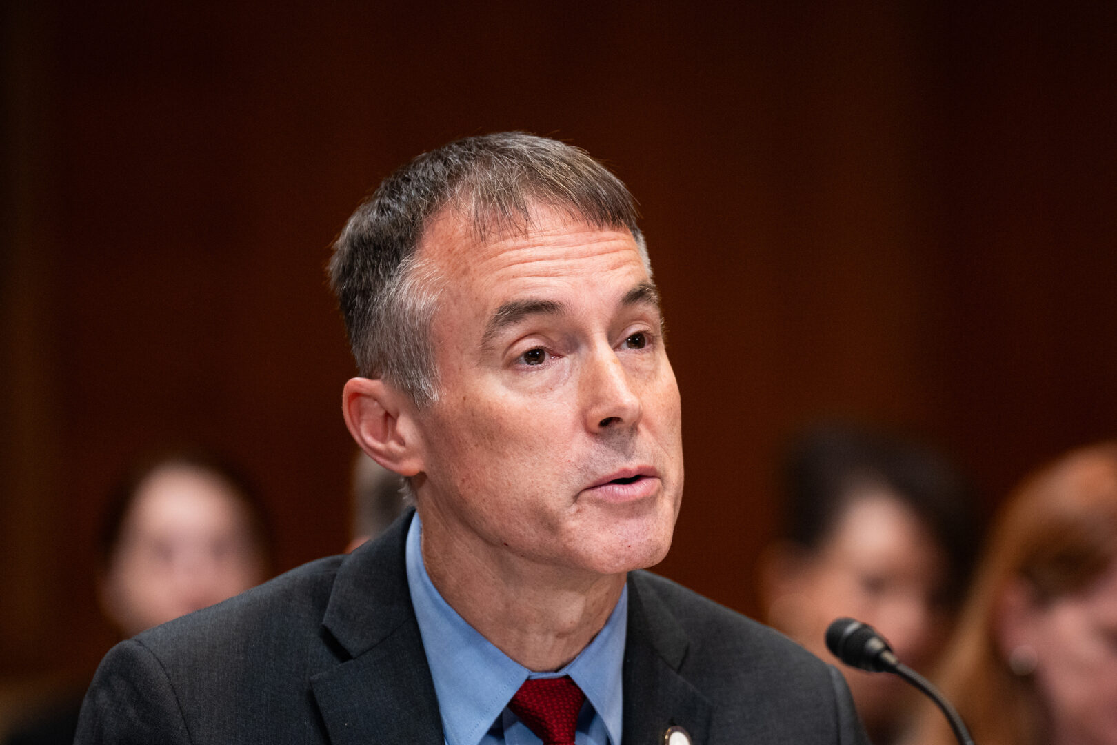 Architect of the Capitol Thomas Austin testifies during a Senate Appropriations Legislative Branch Subcommittee hearing on Tuesday, May 6, 2025. 