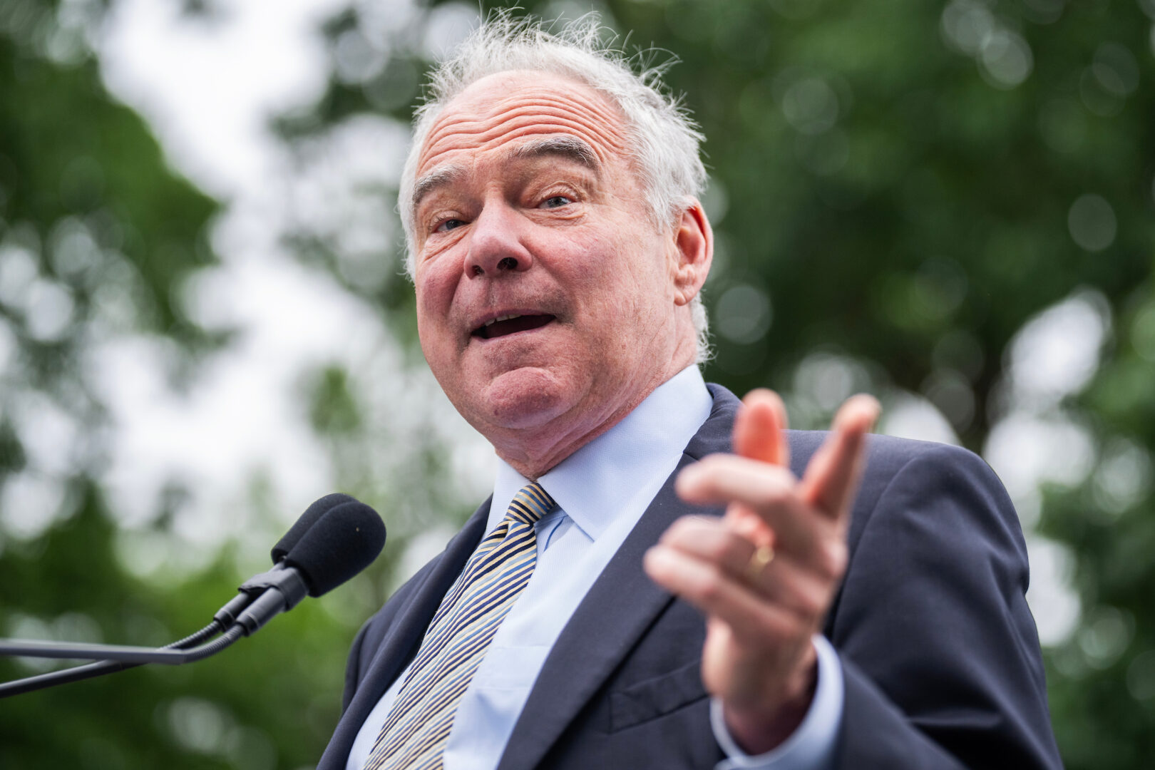 “The last thing that our country needs right now is a regime change war in Cuba based on imaginary threats," said Sen. Tim Kaine, D-Va., a leading proponent of efforts to rein in the president's war powers. (Tom Williams/CQ Roll Call)