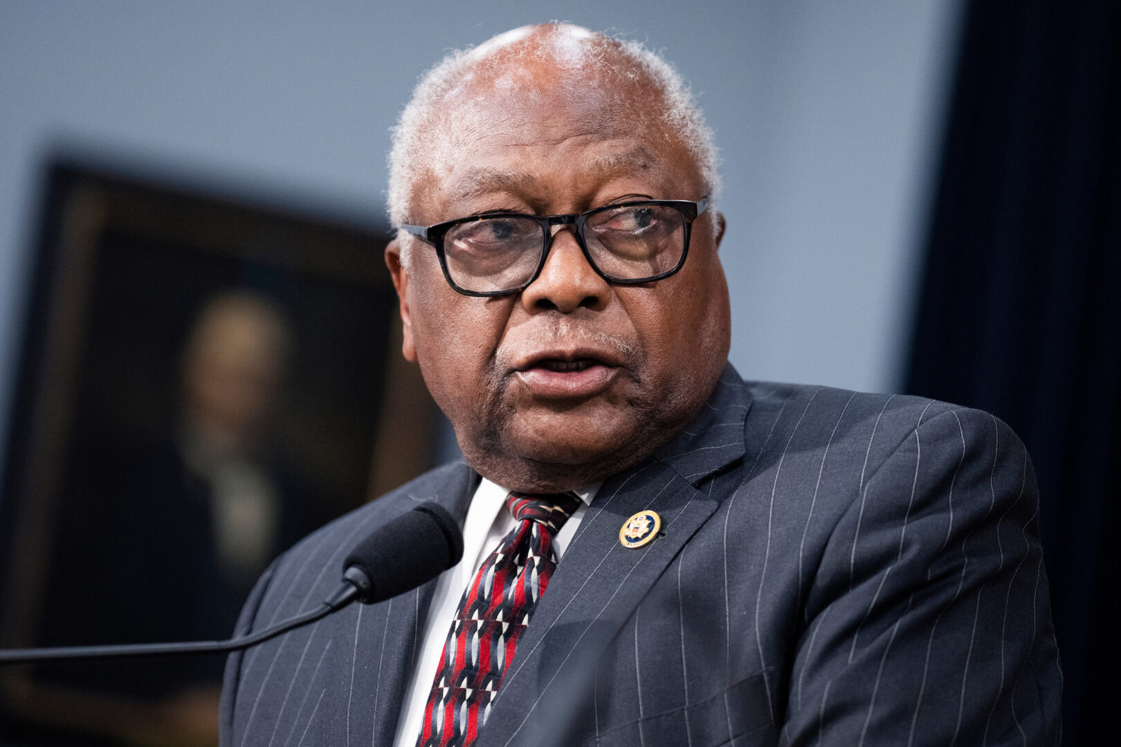 Rep. James E. Clyburn, D-S.C., pictured here in July 2025, is the lone Democrat in South Carolina's House delegation.