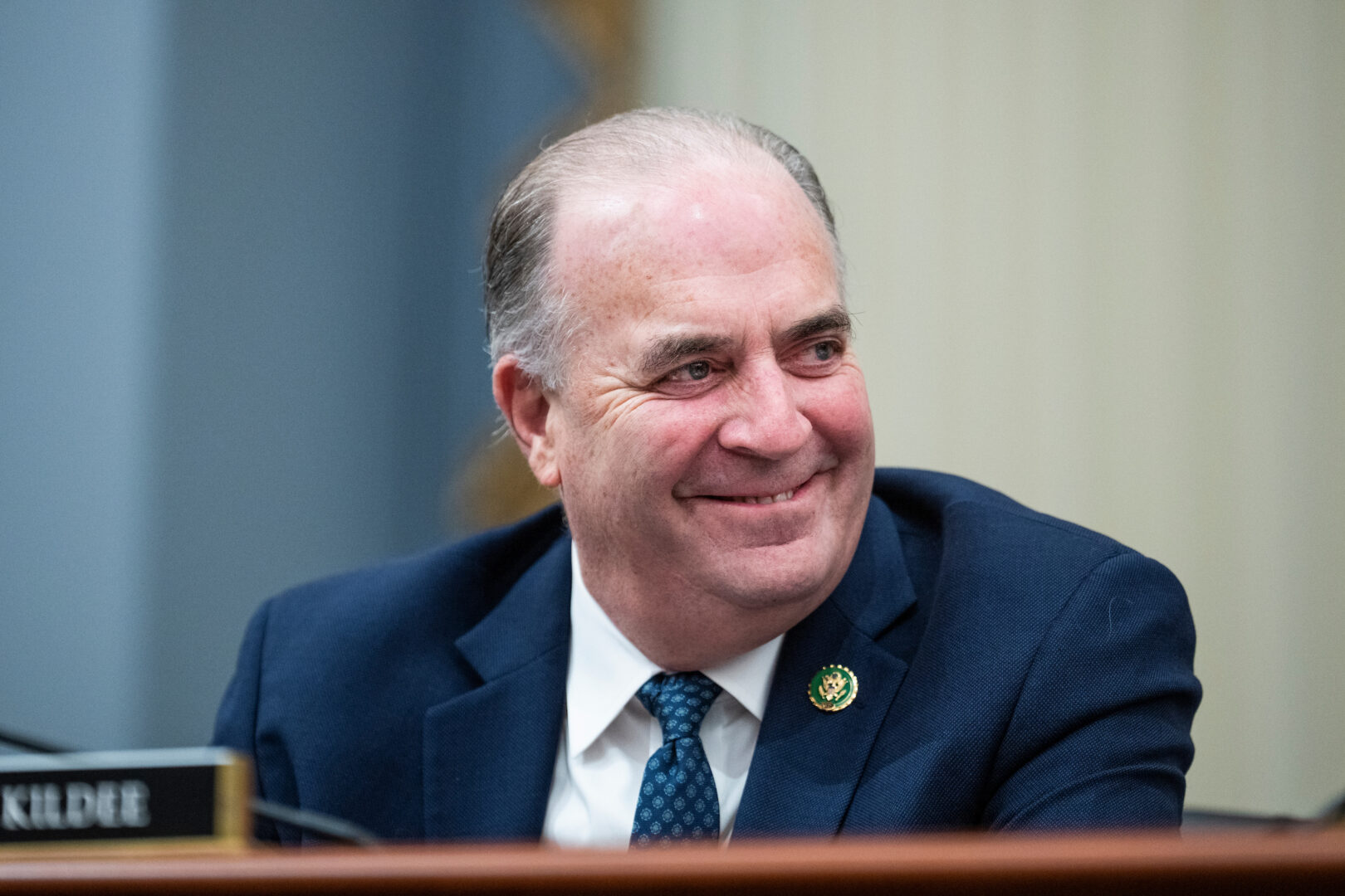 Then-Rep. Dan Kildee, D-Mich., attends a House Budget Committee meeting on Feb. 9, 2023. 