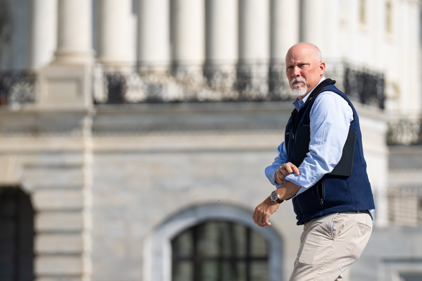 Conservative rebels such as Rep. Chip Roy, R-Texas, had protested a DHS funding bill that lacked immigration enforcement funds.