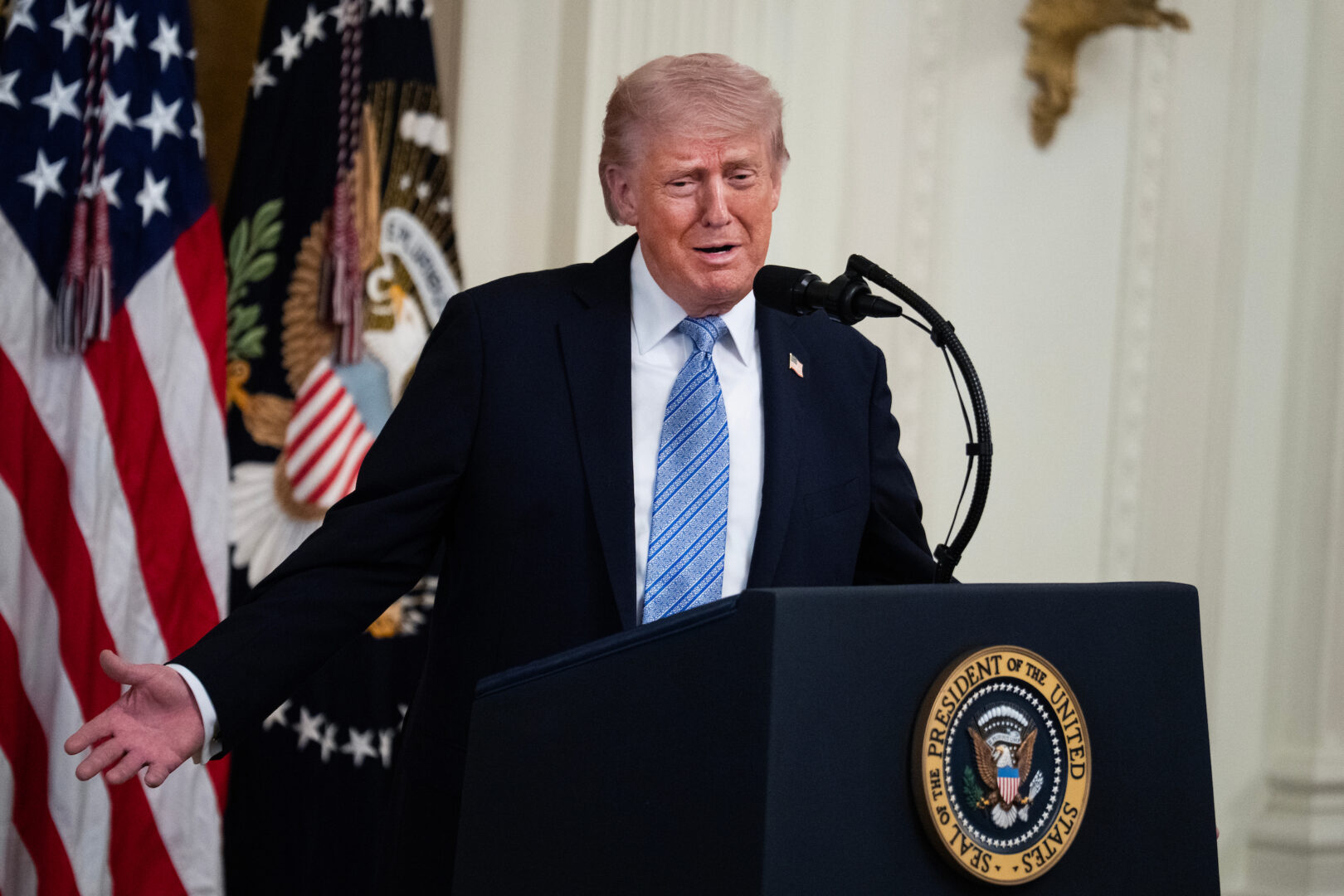 President Trump stayed in Washington this weekend amid speculation that a deal with Iran is imminent.