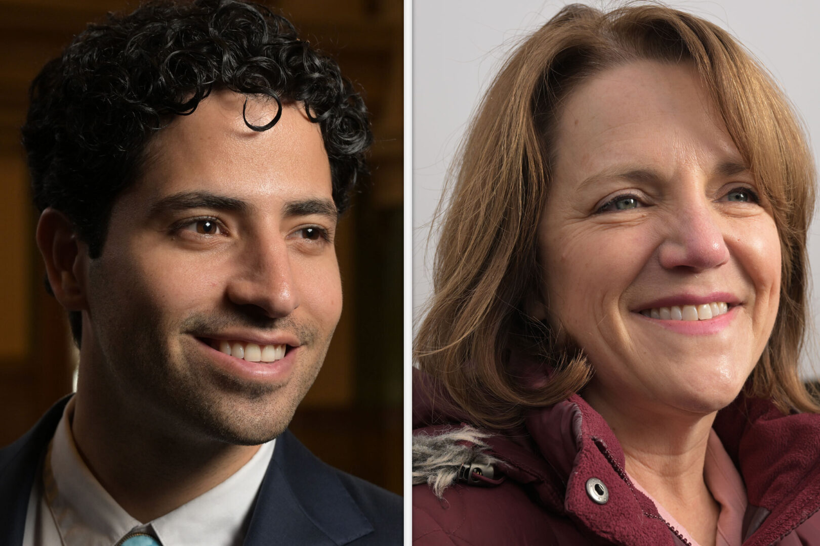 Manny Rutinel and Shannon Bird are facing off for the Democratic nomination to take on GOP Rep. Gabe Evans in Colorado's 8th District. (Hyoung Chang/The Denver Post via Getty Images)