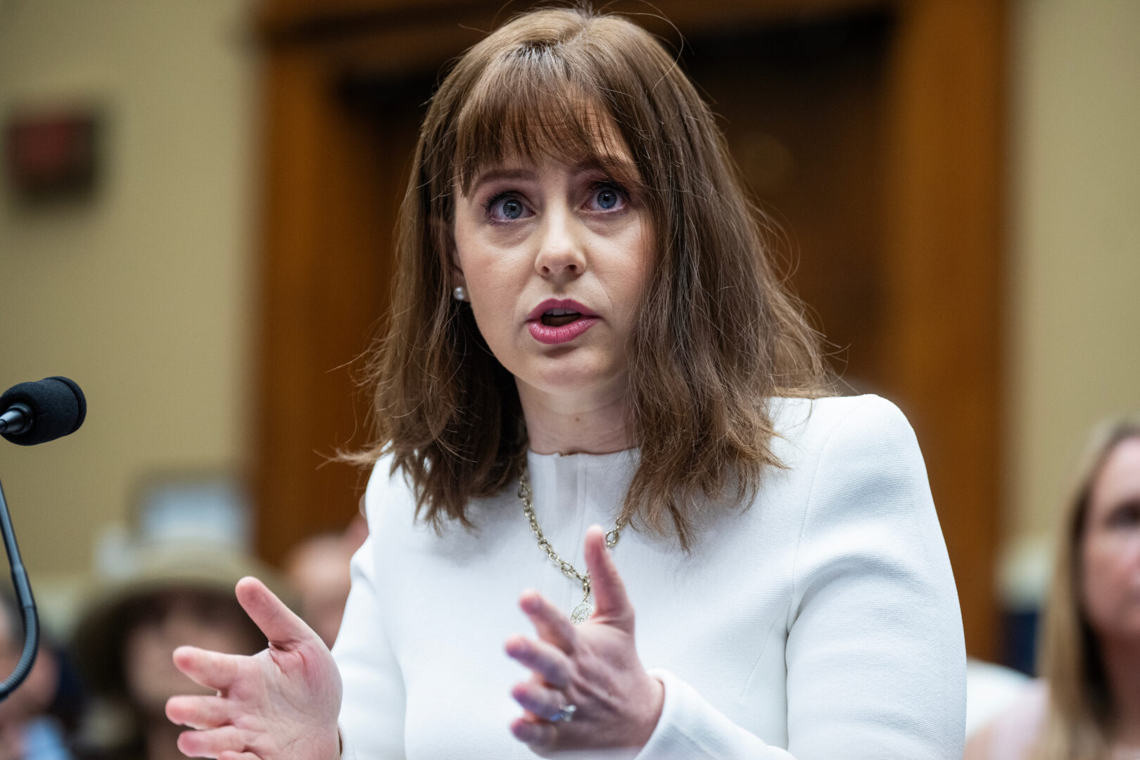 NTIA Administrator Arielle Roth testifies on Tuesday.