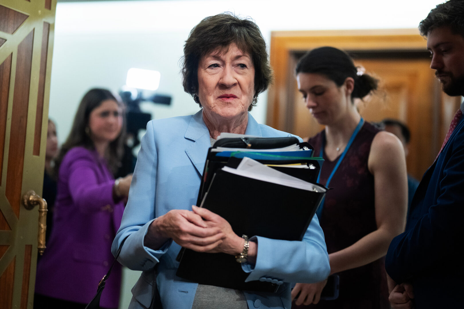 Senate Appropriations Chair Susan Collins, R-Maine, faces a myriad of obstacles as she tries to get the fiscal 2027 spending process underway.