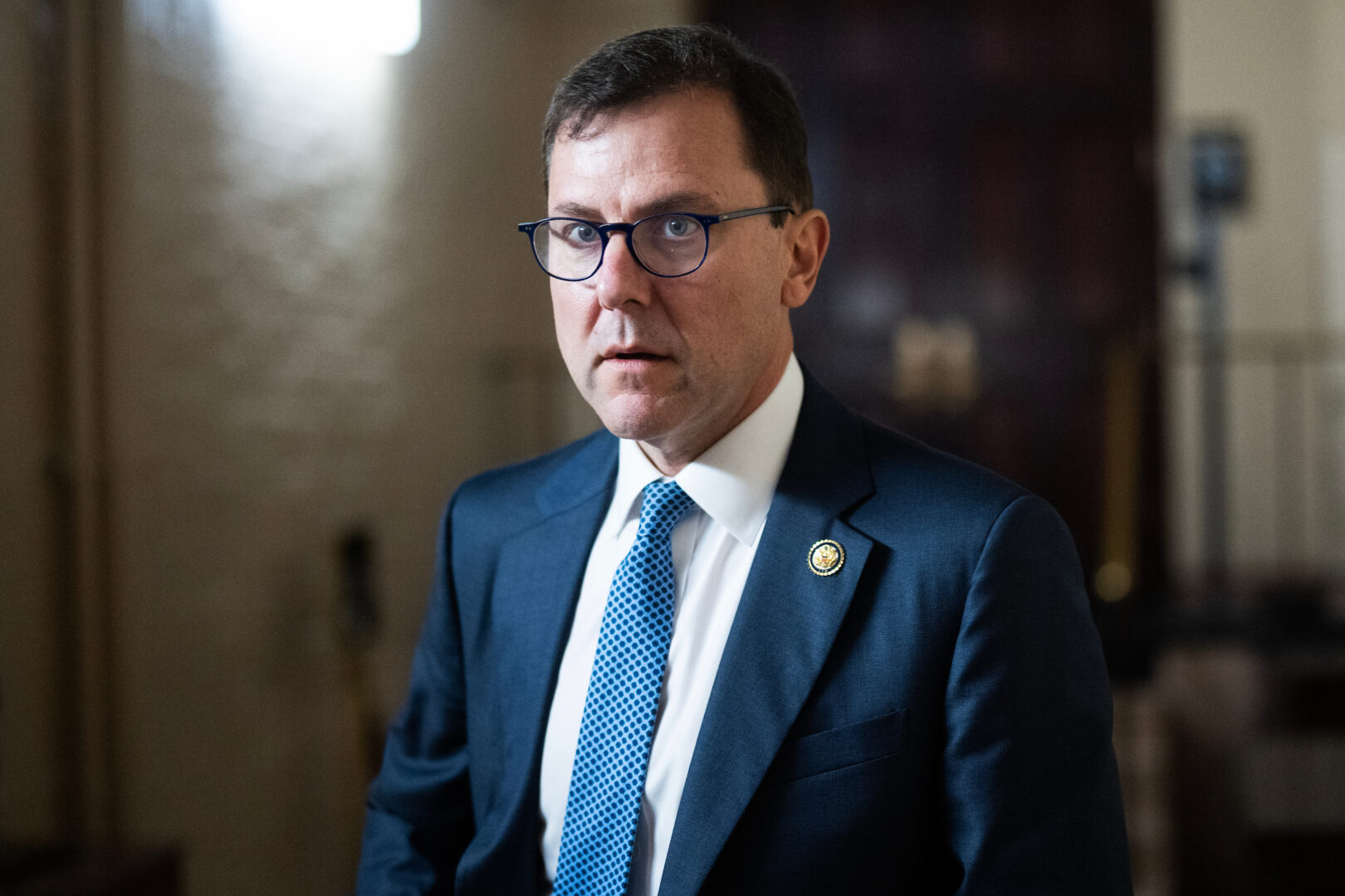 Rep. Thomas H. Kean, R-N.J., leaves a meeting of the House Republican Conference in the Capitol on June 4, 2025. 