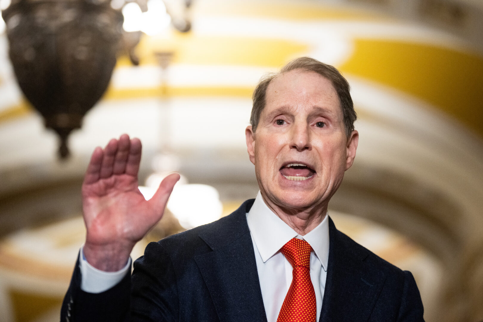 Sen. Ron Wyden, D-Ore., joined with Senate Commerce Chairman Ted Cruz, R-Texas, on the bill to address complaints about government censorship. (Bill Clark/CQ Roll Call file photo)