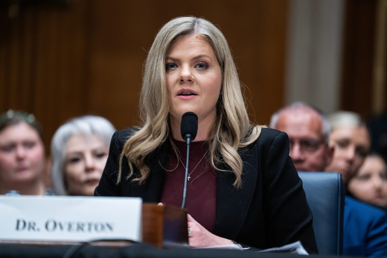 Overton appears at her confirmation hearing on Thursday. (Tom Williams/CQ Roll Call)